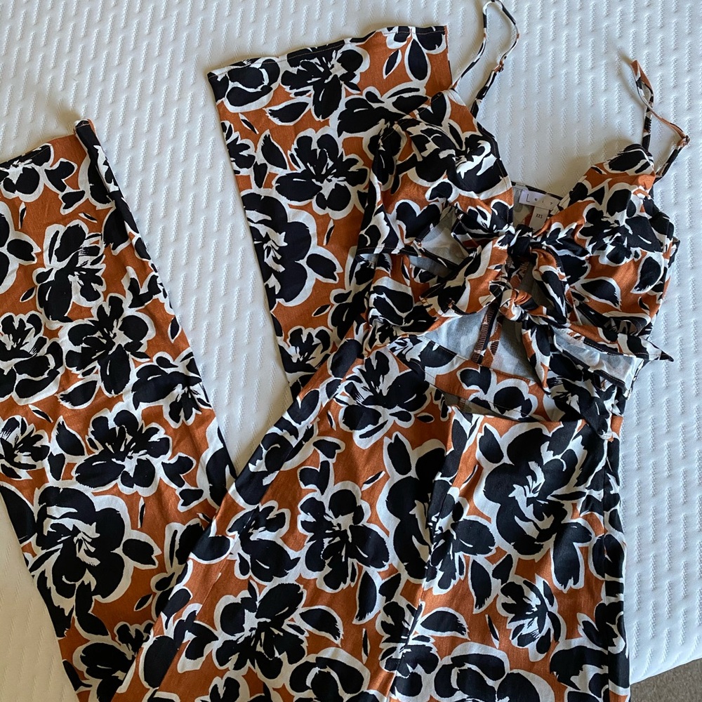 Leith floral jumpsuit